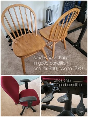 Chairs for sale 1