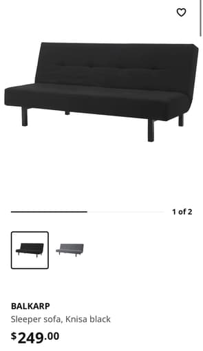 IKEA Balkarp futon 1