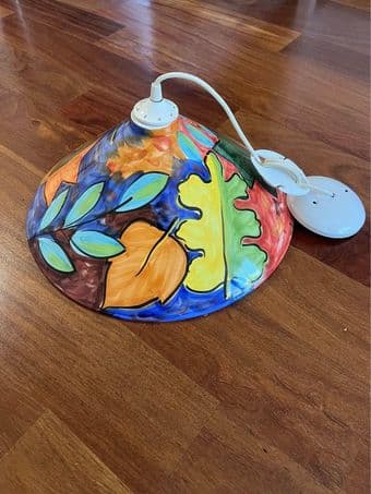 Colorful painted hanging ceiling light 1