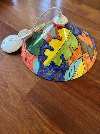 Colorful painted hanging ceiling light 2