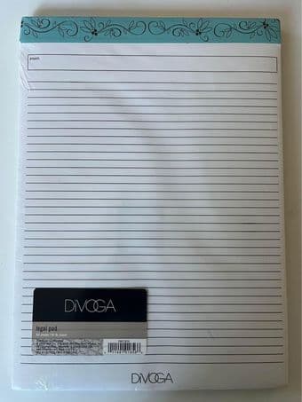 2 pads legal paper 1