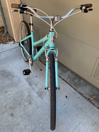 2017 Felt Cafe 7 Hybrid bicycle 1