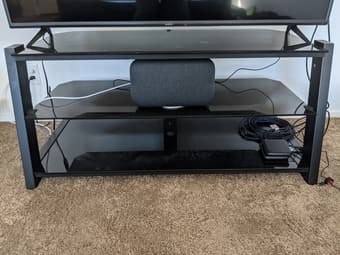 SELLING: Sleek Black TV Stand 1