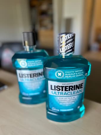 Unused Antiseptic Listerine Ultraclean Mouthwash 1