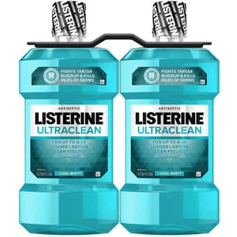 Huge Antiseptic Listerine Ultraclean Mouthwash - 1.5 L 2