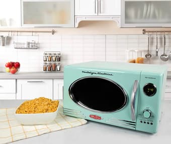 Mint green microwave - down from 130 a year ago 1