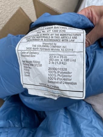 Coleman Sleeping Bag 3