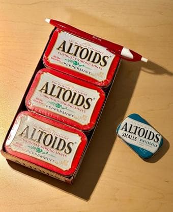 Altoids Classic Peppermint Breath Mints, 1.76-Ounce Tin (Pack of 6) 1