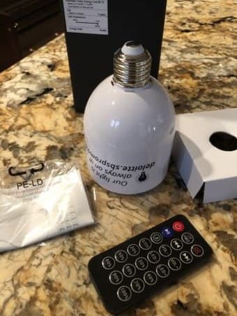 LED bluetooth speaker and bulb 1