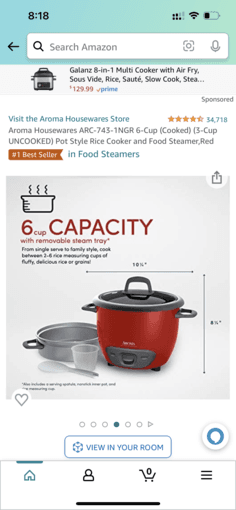 Mini Rice Cooker with steamer likely new! 3