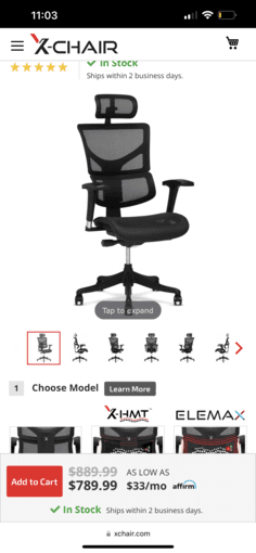Ergonomic Mesh X office chair 3
