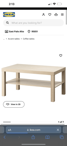 Brand new coffee table 1