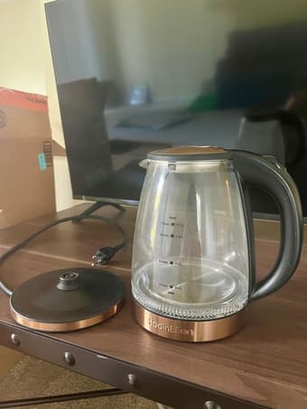 Electric Kettle 1.7L Glass Boiler with LED Indicator light 1
