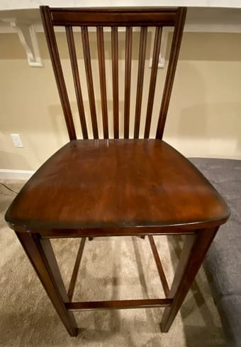 Wood bar stools 1