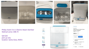 Philips Avent 3-in-1 Electric Steam Sterilizer 1