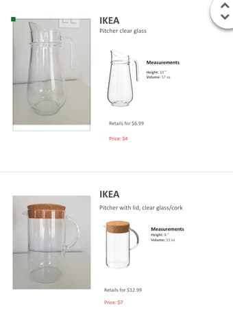 kitchen items (pitchers, oxo pop containers, etc) 1