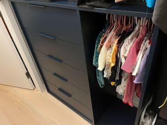 Chest of drawers with clothes rail - $150 (San Francisco) 1