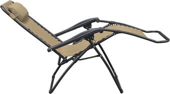 Caravan Sports Infinity Zero Gravity outdoor reclining chair, beige 2