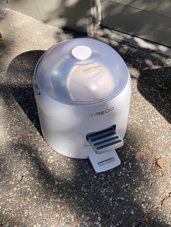 Compact non-electric washing machine 1