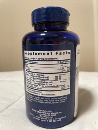 Super Omega-3 from Life Extension 3