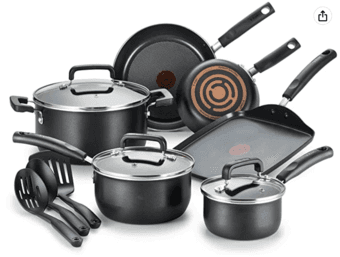 T-fal Pots and Pans Set of 12 1