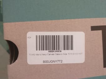 TOMS Men's Espadrilles shoes navy blue 10.5 (new in box) 2