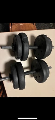 Adjustable weight sets 1