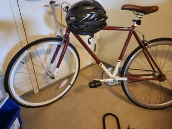 Harper bike + kryptonite lock 1
