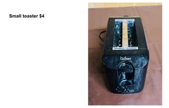 Small toaster $4 1