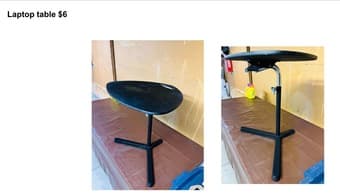 Laptop table $6 1