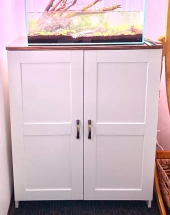 Brand new, spruced up ikea cabinet 1