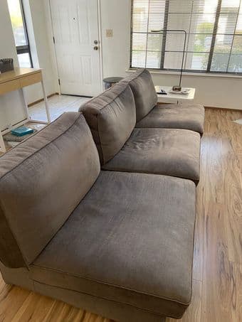 Coach and coffee table 1