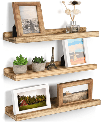 3 wooden shelves for sale- never used 1