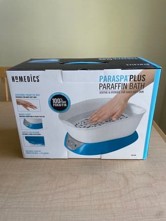 Brand new: Homedics ParaSpa Plus Paraffin Bath 1