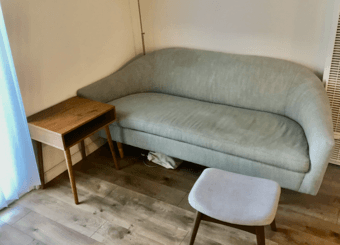 Mid-century West Elm sofa 1
