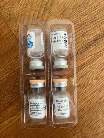 Fertility meds - Menopur (menotropins) 150 IU 1