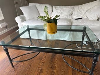 Antique Glass Table 1
