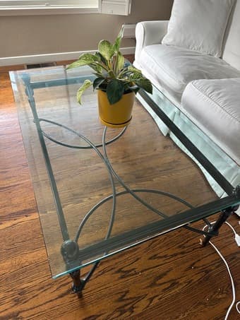 Antique Glass Table 2