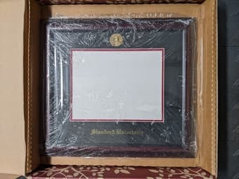 Stanford official diploma frame 1