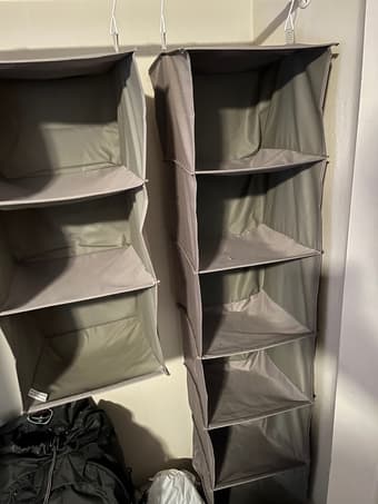 Two closet organizers 1