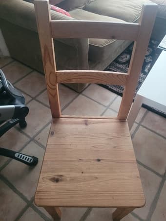 two wooden chairs 1