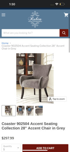 Accent chair 1
