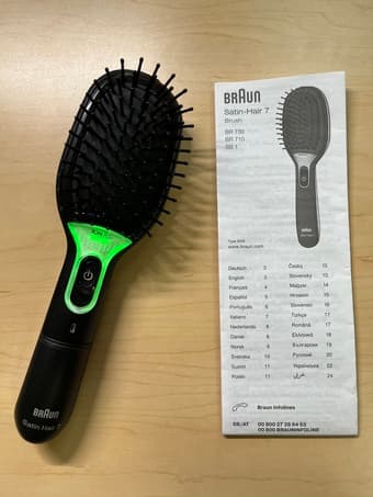 Active Ion Hair Brush and Heating/Straightening Hair Brush 3