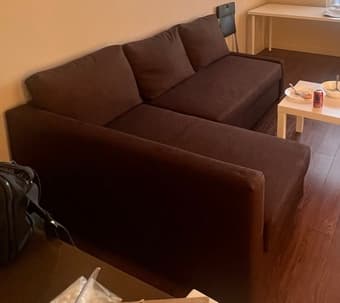 IKEA Friheten Sofa Bed Brown 1