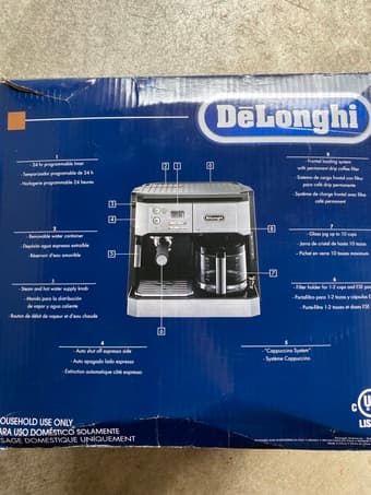 Coffee and Espresso Maker - Delonghi All-in-One 2