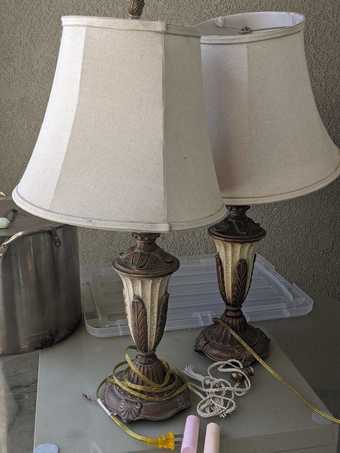 2 beautiful lamps 1