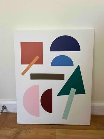 Wooden Book Stand + Jonathan Adler Print 3