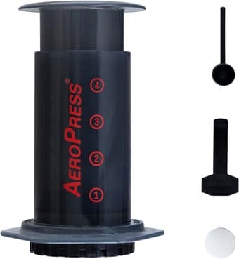 AeroPress + stainless steel reusable filter 1