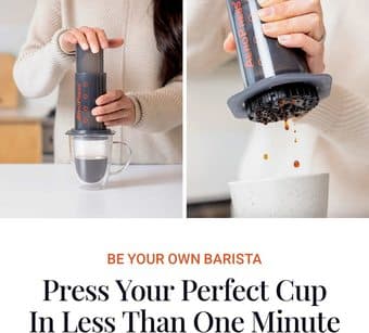 AeroPress + stainless steel reusable filter 2