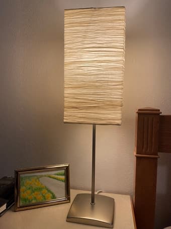 Pair of Ikea Orgel table lamps 1